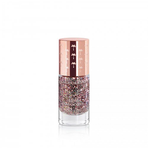 Naj-Oleari Oleo gel Nail Lacquer 30 pink glitter 8ml