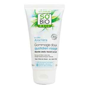 SO’BiO étic Jemný hydratační peeling Aloe vera BIO 150 ml