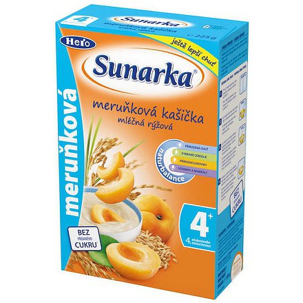 Sunarka meruňková kašička mléčná 225g