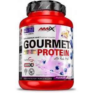 AMIX Gourmet Protein, Borůvka-jogurt, 1000g