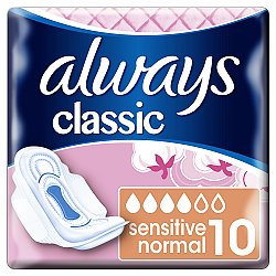 Always vložky Classic Normal Sensitive 10ks