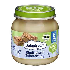 Babydream BIO příkrm z hovězího masa 125 g