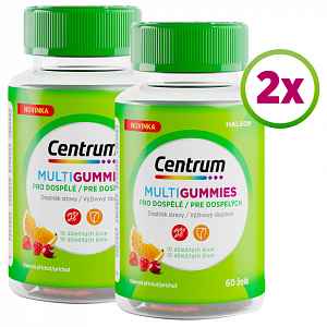 Centrum MultiGummies pro dospělé želé 60ks - balení 2 ks