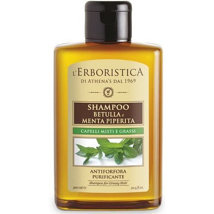 Erboristica Šampon na mastné vlasy a lupy březový 300ml