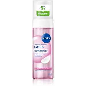 NIVEA Caring čisticí pleťová pěna pro suchou až citlivou pleť 150 ml