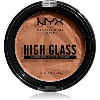 NYX Professional Makeup High Glass rozjasňující pudr odstín Deep 5,5 g