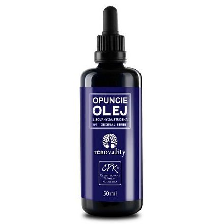 Opuncie olej za studena lisovaný Renovality 50 ml