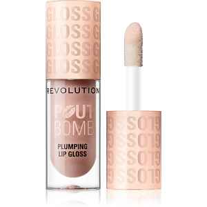 Revolution Pout Bomb lesk na rty se zvětšujícím efektem odstín Milky Sheer Holo 4.6 ml