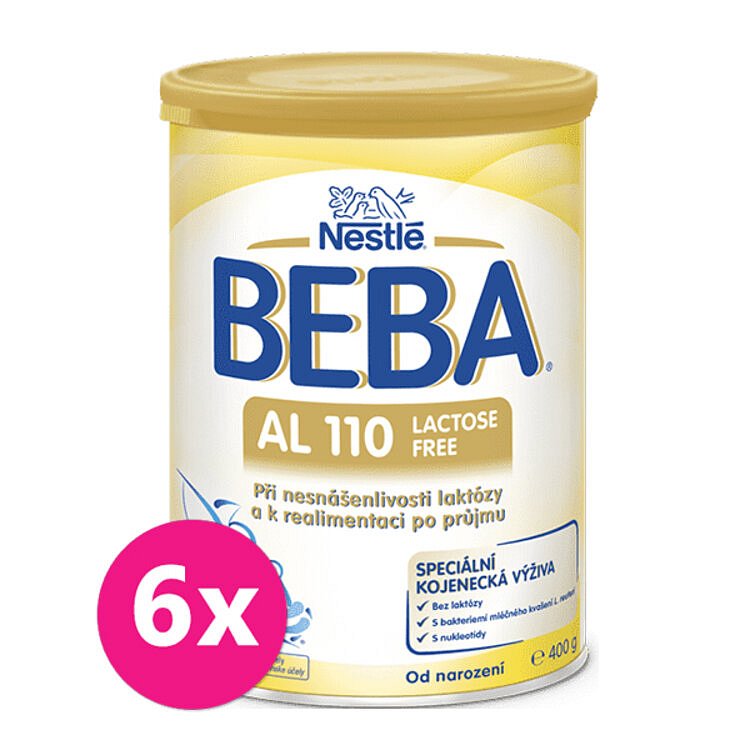 6x BEBA AL 110 (400 g) - kojenecké mléko