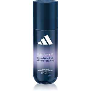 Adidas Vibes Quiet Sphere parfémovaný sprej na tělo a vlasy pro ženy 150 ml