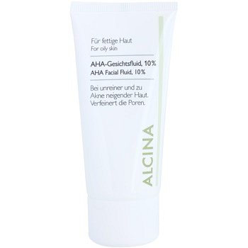 Alcina For Oily Skin pleťový fluid s 10%AHA kyselinami   50 ml