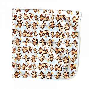 GaGa's pleny Přebalovací podložka Hnědá opice minky