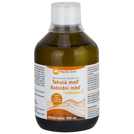 Koloidní měď + vitamín C 300ml