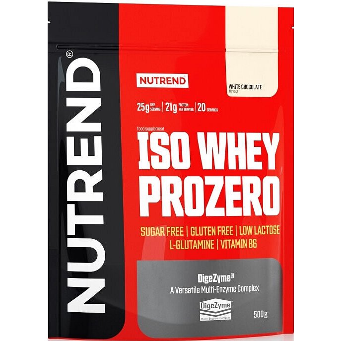 Nutrend ISO Whey prozero bílá čokoláda 500g