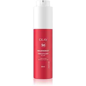 Olay Regenerist Firm & Plump liftingový hydratační fluid s niacinamidem SPF 50+ 50 ml