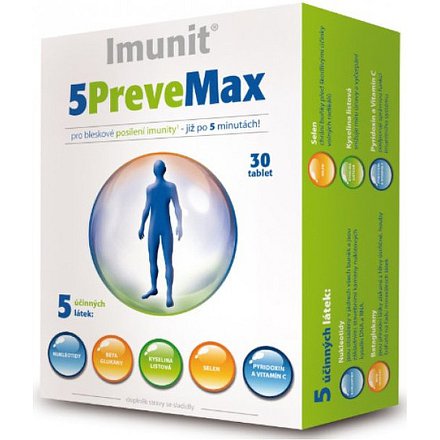 5 PreveMax Imunit nukleotidy+betaglukan tablety 30