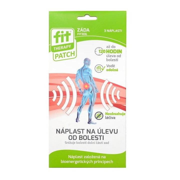 FIT Therapy náplast na záda 3ks