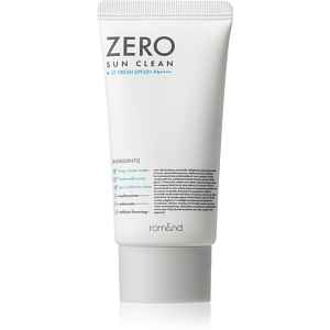 rom&nd Zero Sun Clean minerální ochranný fluid na obličej SPF 50+ odstín 01 Fresh 50 ml