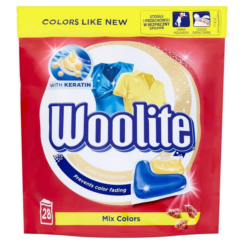 WOOLITE Mix Colors gelové kapsle 28 ks