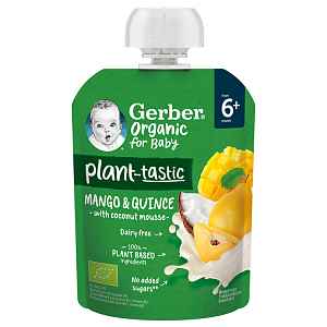 Gerber Kapsička Mango Kdoule S Kok.ml.bio 80g 6m+