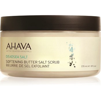 Ahava Dead Sea Salt zjemňující peelingové máslo se solí z Mrtvého moře  220 g