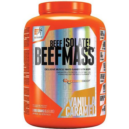 BeefMass 3 kg vanilka karamel