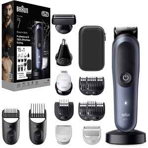 Braun All-In-One Series 7 AIO7580 sada pro péči o vlasy, vousy a tělo 15v1 1 ks