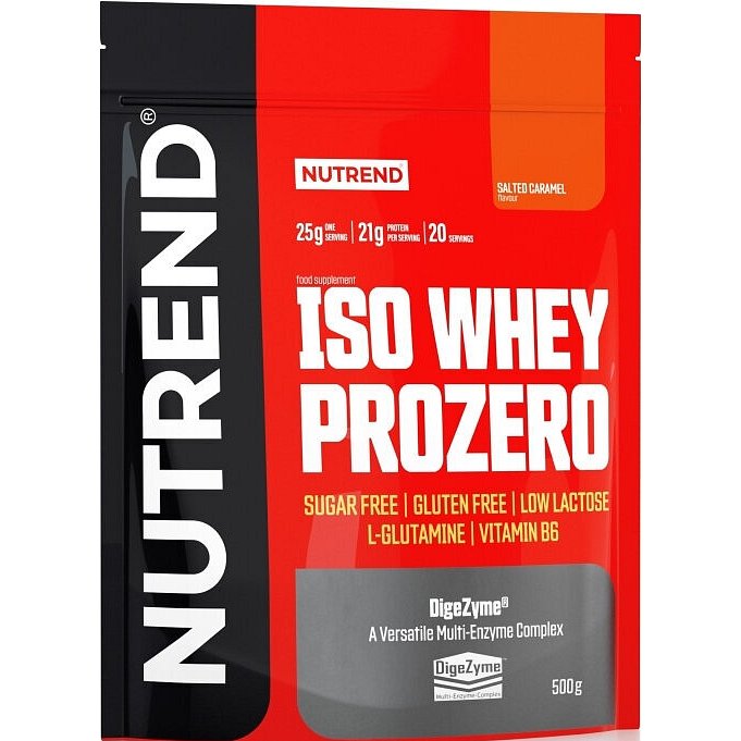 Nutrend ISO Whey prozero slaný karamel 500g