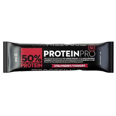 PROTEINPRO 50% Proteinová tyčinka jahoda jogurt 45 g