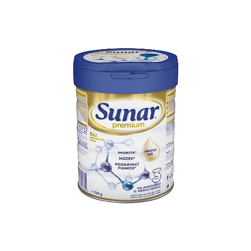 Sunar Premium 3, Od ukončeného 12. měsíce, 700g