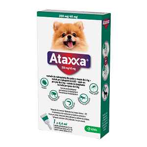 Ataxxa pro psy do 4 kg spot-on 1x0,4 ml