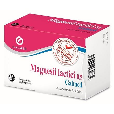 Galmed Magnesii lactici 0,5g 100 tablet