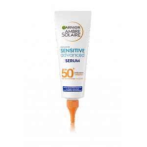 Garnier Ambre Solaire Sensitive Advanced SPF50+ ochranné sérum s ceramidy 125 ml