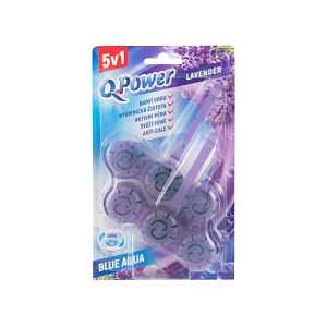 Q-Power tuhý WC závěs Blue Aqua Lavender 2 x 40 g