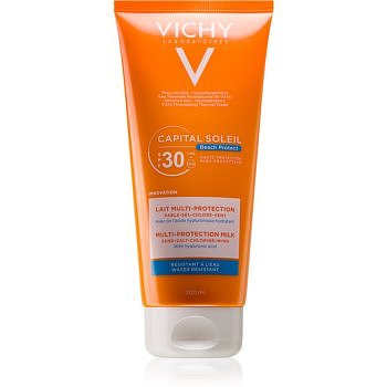 Vichy Capital Soleil Beach Protect multi protekční hydratační mléko SPF 30  200 ml