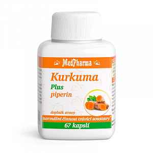 Medpharma Kurkuma Plus piperin 67 kapslí