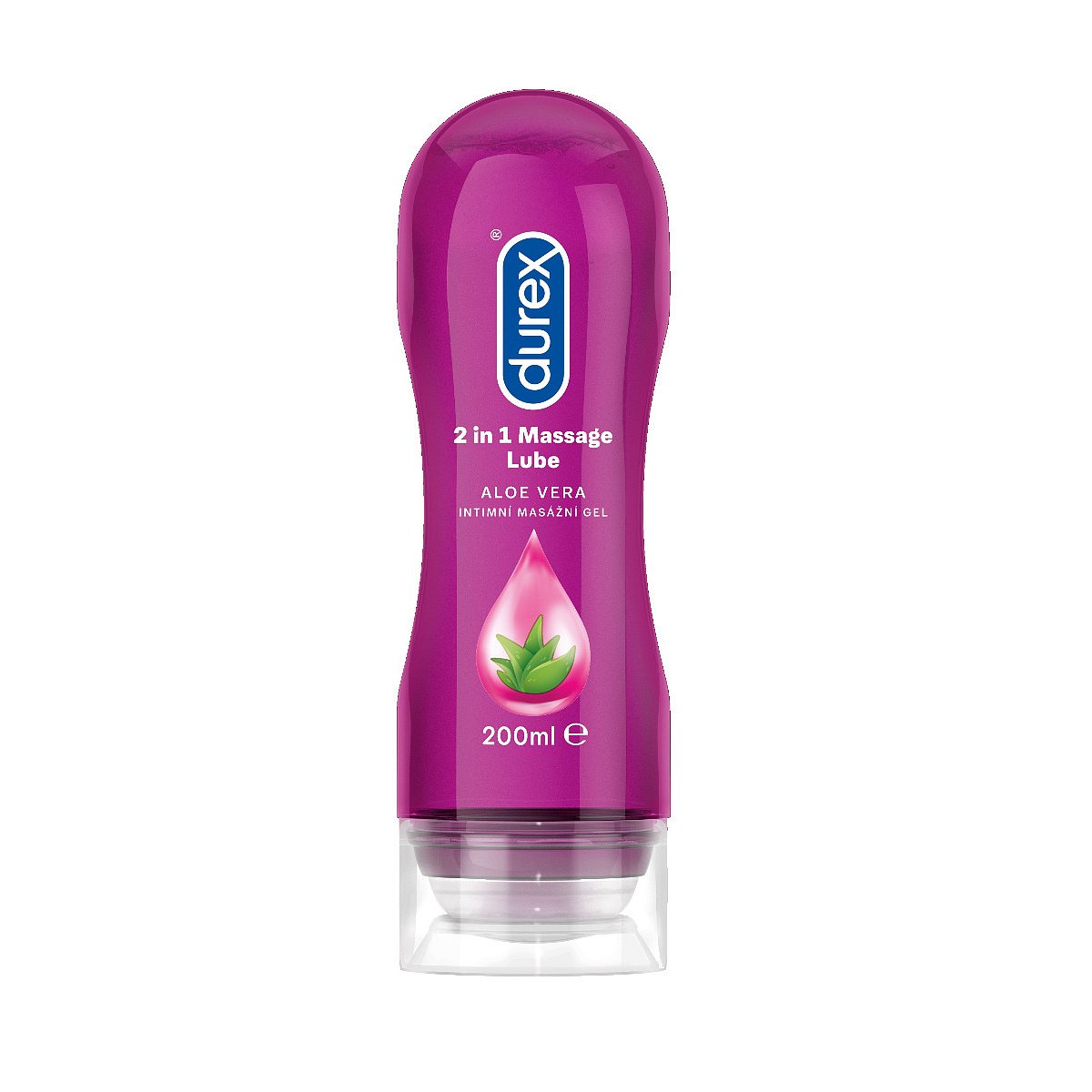 Durex Intimní masážní gel 2v1 s Aloe Vera 200 ml