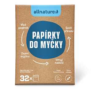ALLNATURE Papírky do myčky 16 kusů