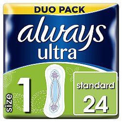 Always vložky Ultra Standard Duo 24ks