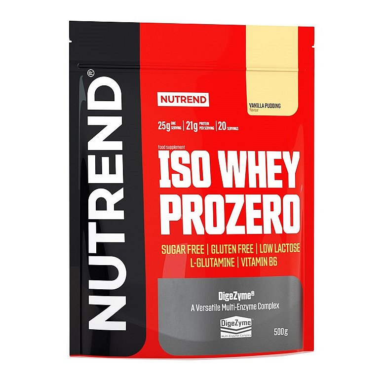 Nutrend ISO Whey prozero pudinková vanilka 500g