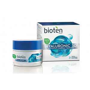 bioten Noční krém proti vráskám Hyaluronic 3D (Antiwrinkle Overnight Treatment)  50 ml