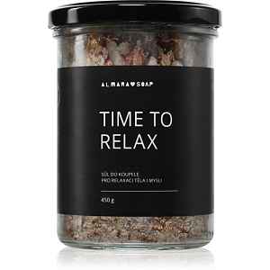 Almara Soap Bath Salt relaxační sůl do koupele s vůní Time To Relax 450 g