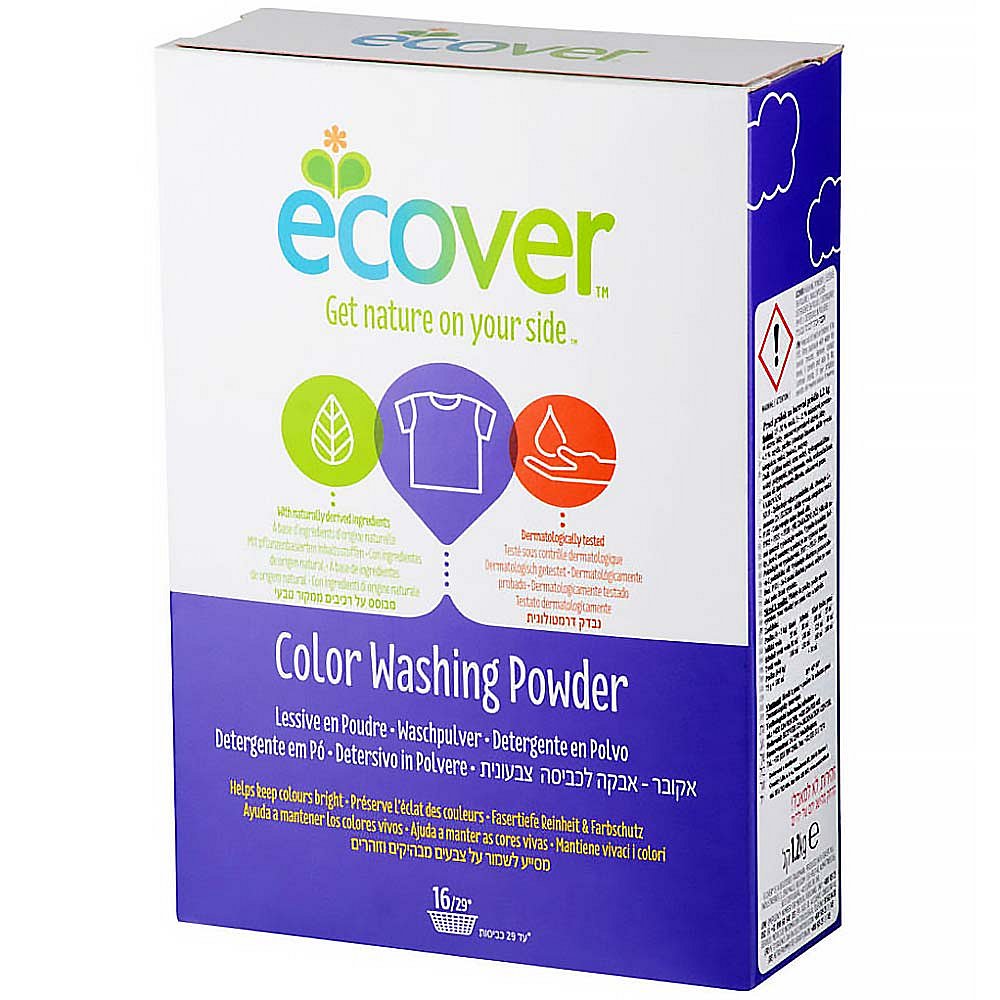 ECOVER prací prášek na barevné prádlo 1,2 kg
