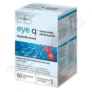 eye q žvýkací tob.60 jahodová příchuť