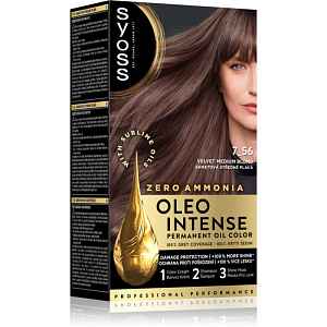 Syoss Oleo Intense permanentní barva na vlasy s olejem odstín 7-56 Středně plavý 1 ks