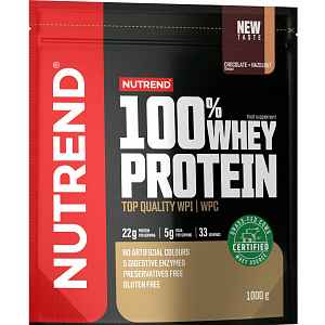 Nutrend 100% Whey Protein čokoláda/oříšek 1000g