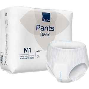 ABENA PANTS BASIC M1 KALHOTKY ABSORPČNÍ NAVLÉKACÍ, PRODYŠNÉ, BOKY 80-11