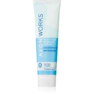 Avon Works Aloe Vera depilační krém pro citlivou pokožku 100 ml