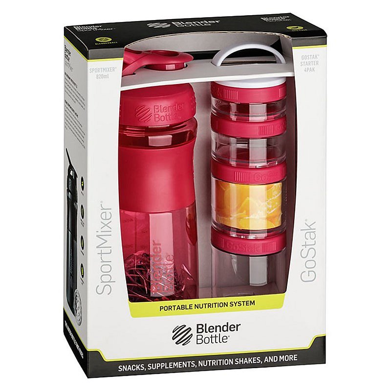 Blender Bottle Sport Mixer® GoStack růžový