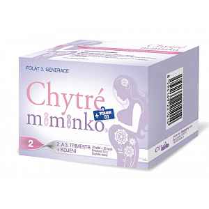Chytré miminko methylfolát 2 s DHA 60 tablet + 60 kapslí - balení 2 ks